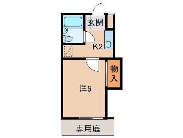 メゾンフェリス栄谷の物件間取画像